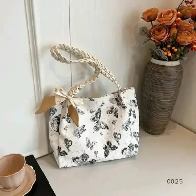 Leisure Large Capacity New Summer Shoulder Bag Butterfly Tote Bag secondary