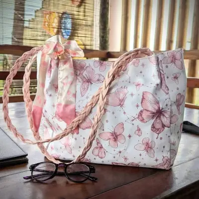 Leisure Large Capacity New Summer Shoulder Bag Butterfly Tote Bag