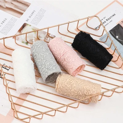 Elegant Lace Flower Arm Sleeves Mesh Arm Covers Sunproof Elbow Length Armwear