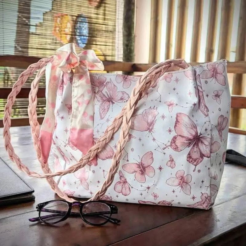 Leisure Large Capacity New Summer Shoulder Bag Butterfly Tote Bag