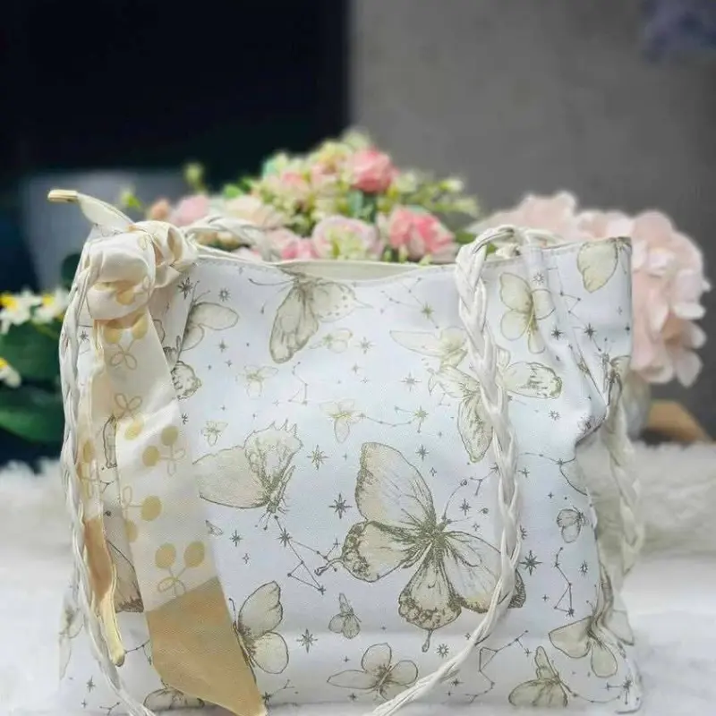 Leisure Large Capacity New Summer Shoulder Bag Butterfly Tote Bag