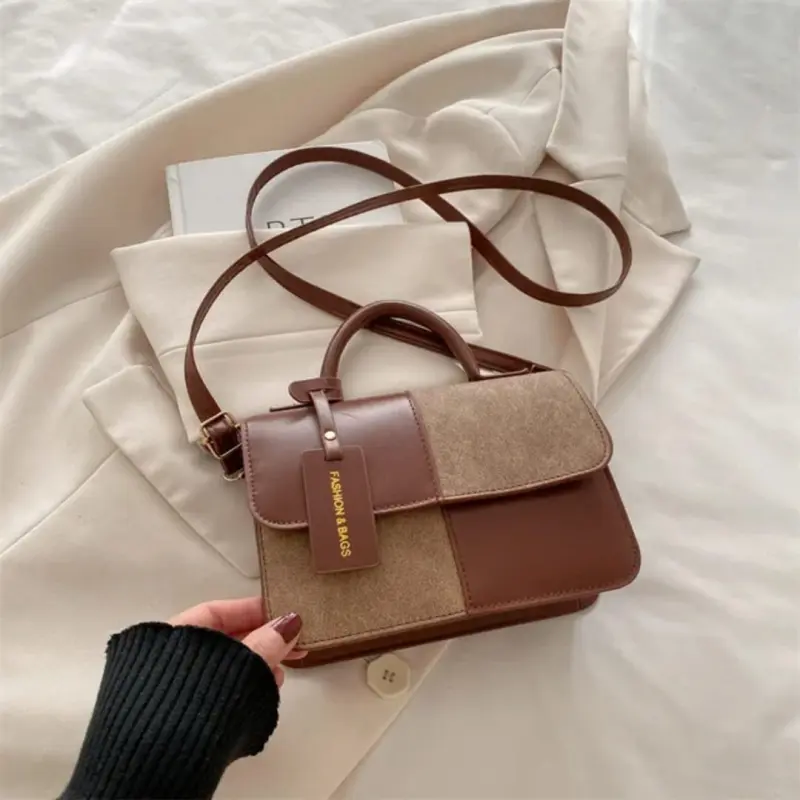 Fashion Commuting Small Square Bag Niche Design Portable Small Bags High-end Texture Single-shoulder Bag